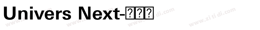 Univers Next字体转换